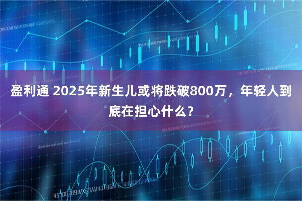 盈利通 2025年新生儿或将跌破800万，年轻人到底在担心什么？